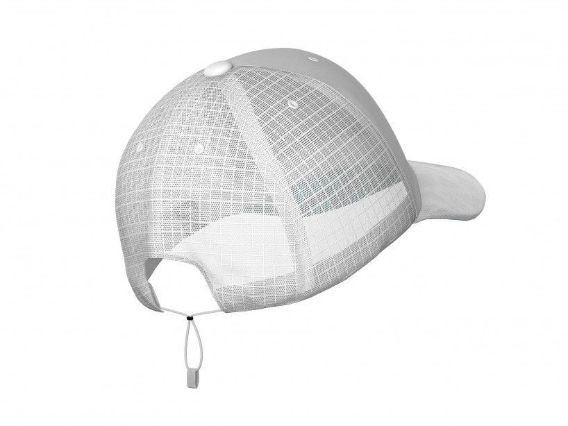 RACING TRUCKER CAP WHITE